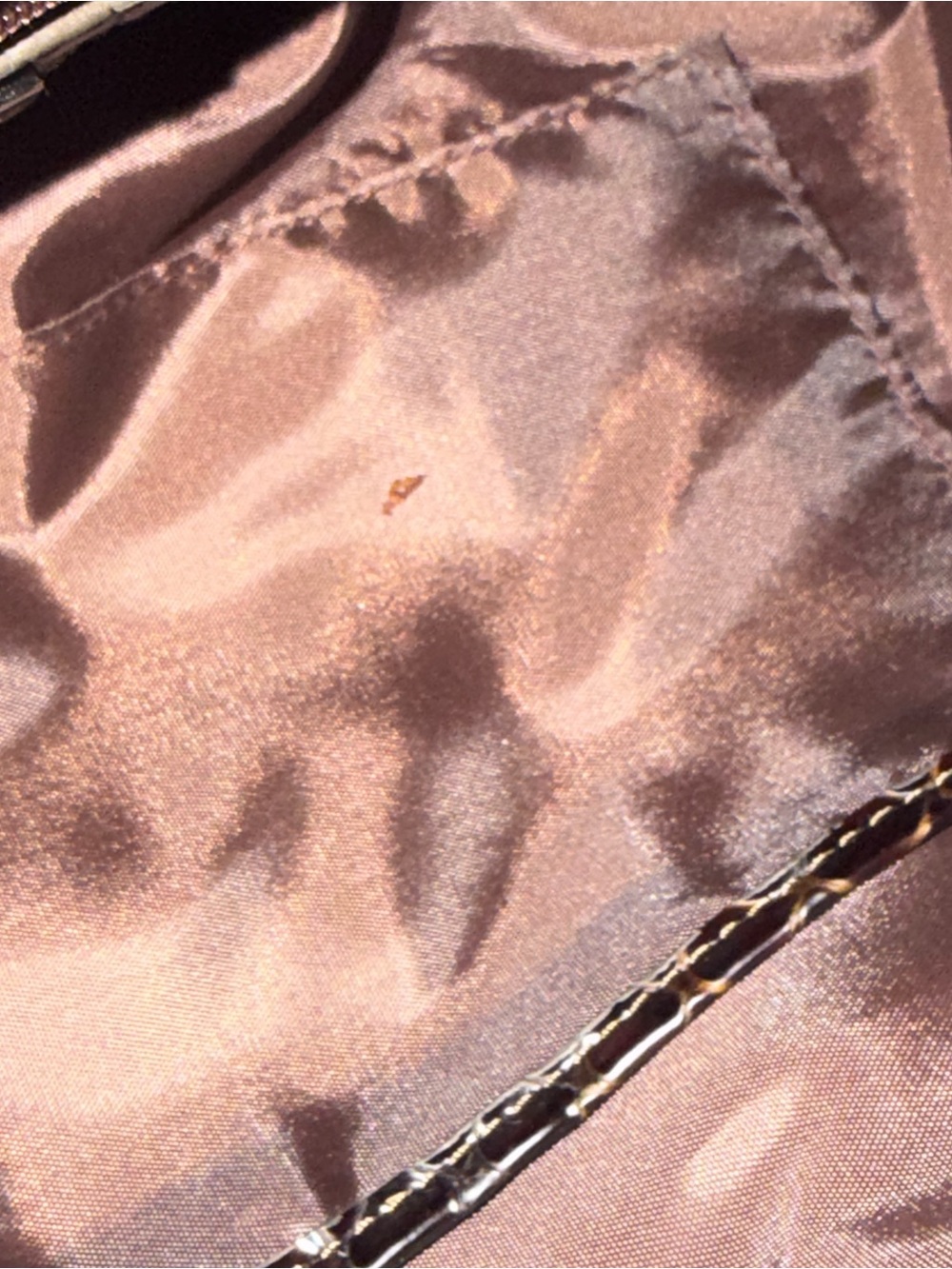 Danier Python-Embossed Leather Satchel Bag - Picture 9 of 17